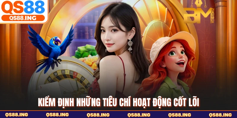 Kiểm định những tiêu chí hoạt động cốt lõi