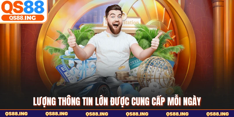 Lượng thông tin lớn được cung cấp mỗi ngày